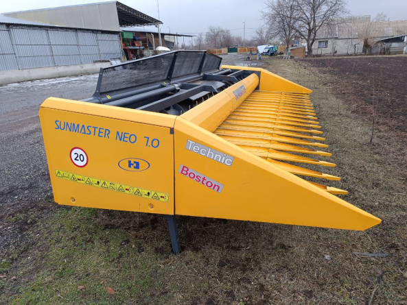 Жатка для уборки подсолнечника sunmaster neo 7 фото 1